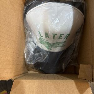 Black and White Men's Hat